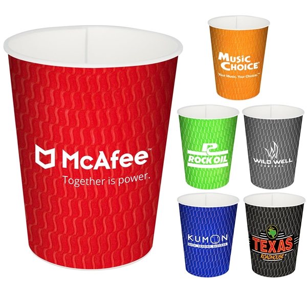 16 oz plastic stadium cup with Wave design