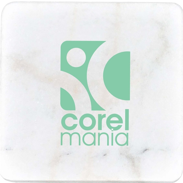White Marble Coaster (single)
