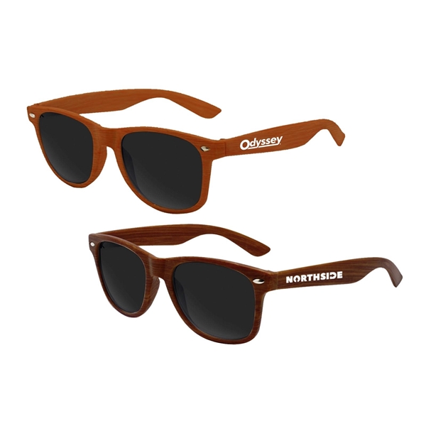 Promotional Wood Grain Sunglasses 7037