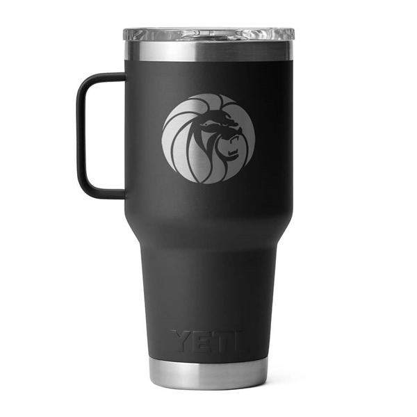 YETI Rambler 30 oz Travel Mug, Stainless Steel, Vacuum Insulated sold with Stronghold