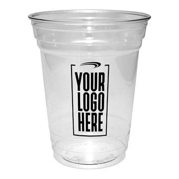 Clear Soft Plastic Cup with Lid - 16 oz.