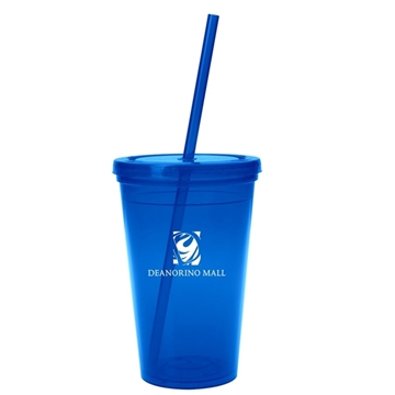 16 oz Sunsplash Double Wall Tumbler