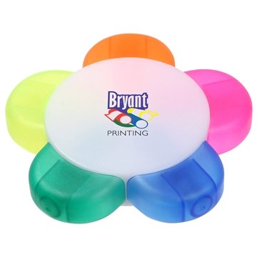 Fab Five Multicolor Flower Highlighter