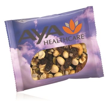 Custom Promotional 2oz. Full-Color DigiBag™ with Raisin Nut Trail Mix