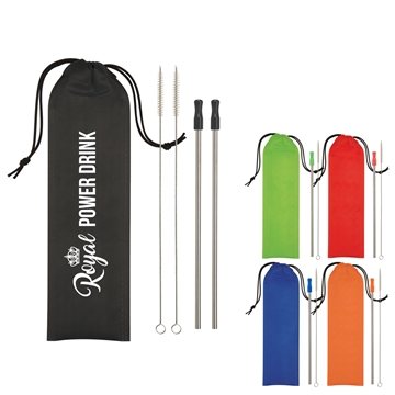 2- Pack Stainless Steel Straw Kit