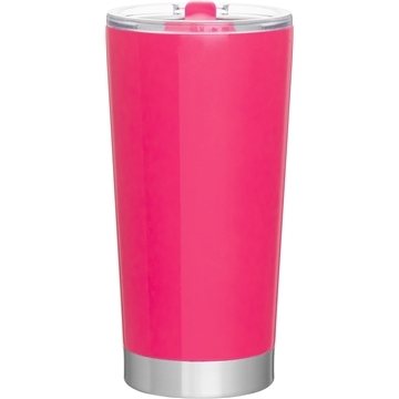 20 oz Frost Stainless Steel Tumbler - Neon Pink Vibrant and Durable Drinkware