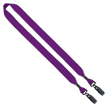 Lote De 25 Cordones Planos Con Clip Bulldog Para Tarjetas De Identificación | 11 Colores | Poliéster Resistente