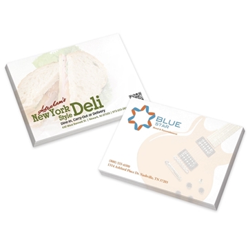 a group of souvenir(r) sticky note(tm) 4 x 3 pad, 25 sheet