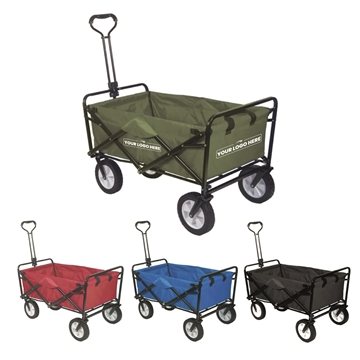 aerial view a group of folding utility wagon, image 1 of 4