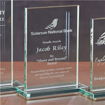 Glass Rectangle - Medium Award