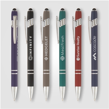 aerial view a group of ellipse softy stylus pen, image 1 of 2