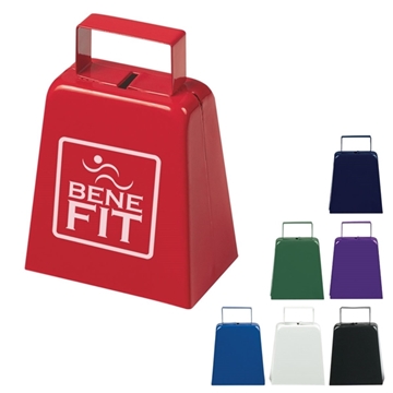 a group of large cow bell