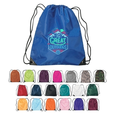 a group of drawstring sportpack - 18 x 14