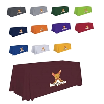 a group of 6 serged closed - back standard table throw cover