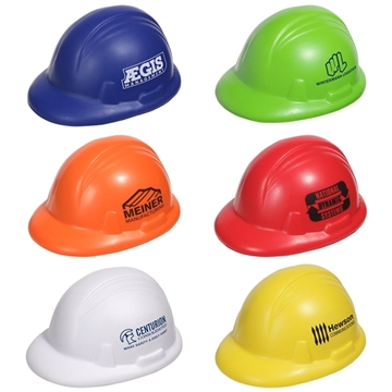 aerial view a group of hard hat stress reliever, image 1 of 2