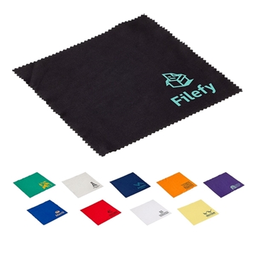 aerial view a group of premium 6 x 6 microfiber cloth - 1- color, image 1 of 2