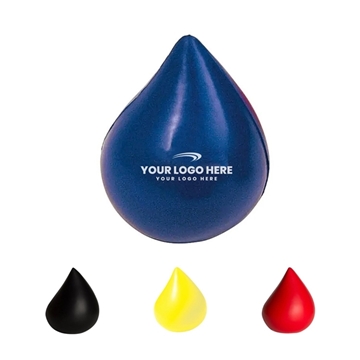 Drop Shaped Squeezie Stress Reliever