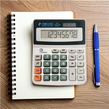 Basic 8-Digit Display Desk Calculator