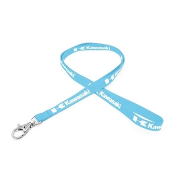 3/8" Silkscreened Flat Lanyard w/ Deluxe Swivel Hook