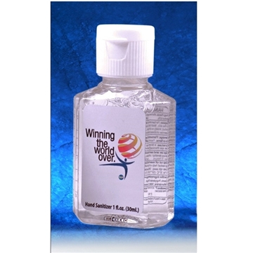 1.0 oz Compact Antibacterial Hand Sanitizer Bottle
