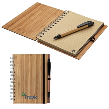 Albany Bamboo Notebook & Pen