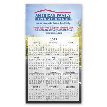 Calendar Large Magnet 3-29/32 X 6-15/16