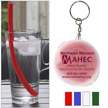 "ECO STRAW" 10" Reusable Silicone Straw
