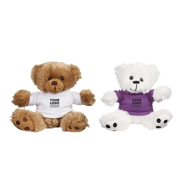 6 Plush Big Paw Stuffed Bear - T - Shirt