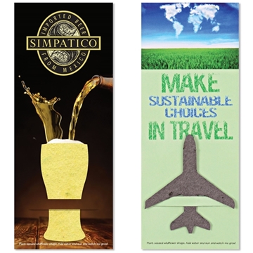 Plant-A-Shape Seed Paper Bookmark - Wildflowers