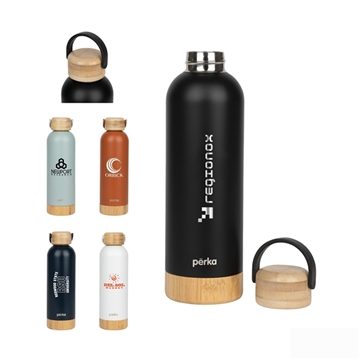Perka® Dresden 18 oz Double Wall, Stainless Steel Water Bottle
