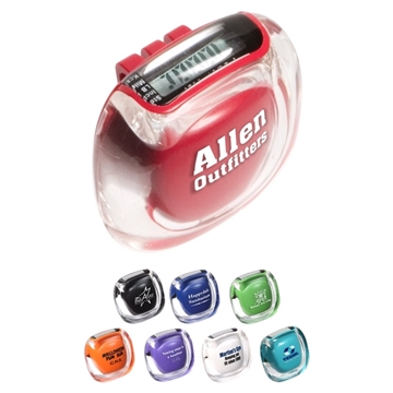 Acrylic Cover Clearview Multifunction Pedometer