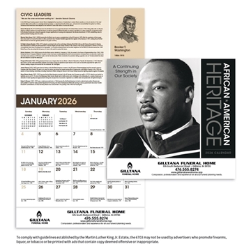 African-American Heritage: Dr. M Luther King, Jr. - Triumph® Calendars