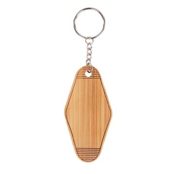 Bamboo Motel Style Keychain