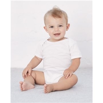 Bella + Canvas - Baby Short Sleeve Onesie - 100b - WHITE
