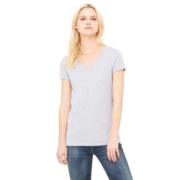 Bella + Canvas Ladies Jersey Short - Sleeve V - Neck T - Shirt - COLORS