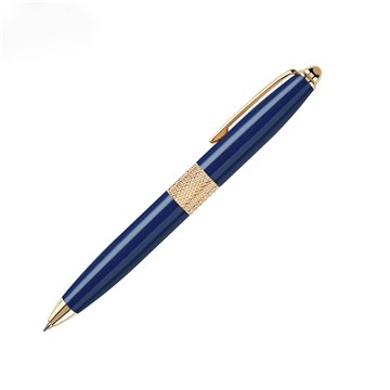 Blackpen Missouri Blue Barrel Twist Action Pen