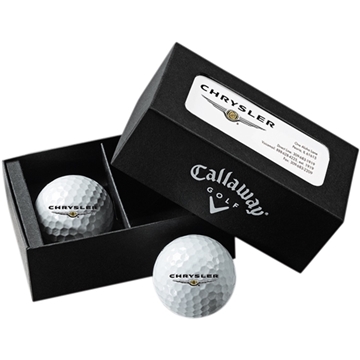 Callaway 2- Ball Business Card Box W / Warbird
