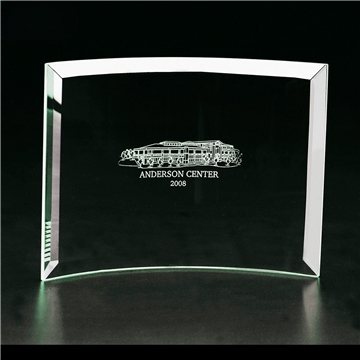 Jade Crystal Panorama Award - 8x6 in