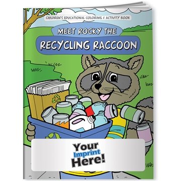Coloring Book - Meet Rocky The Recycling Raccoon
