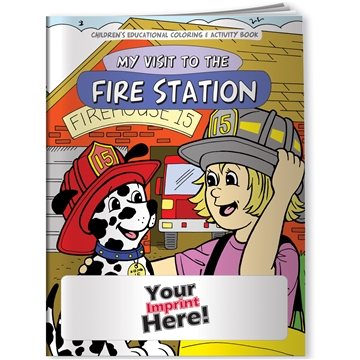 Coloring Book - My Visit To The Fire Station