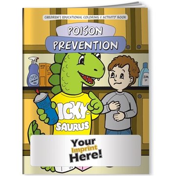 Coloring Book - Poison Prevention Dinosaur