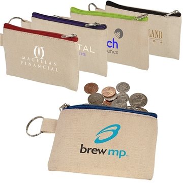 Cotton ID Holder And Coin Pouch