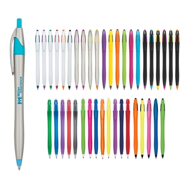 Metallic Dart Pen, Promotional Plunger Action Pens