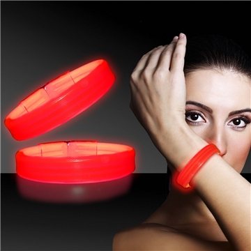 Deluxe Red 9 inch Glow Bracelet
