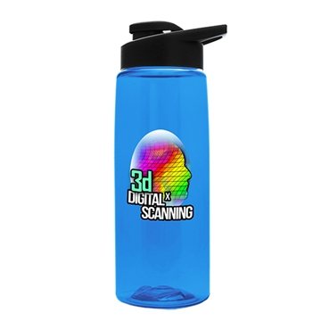 Promotional 26 oz Flair Water Bottle with Flip Straw Lid - Made