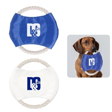 Dog 2025 rope frisbee