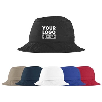 Embroidered Port Authority® Cotton Bucket Hat