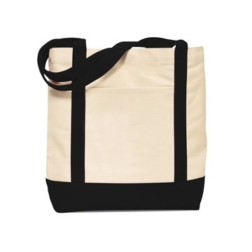 Black Gemline Contemporary Tote Bag