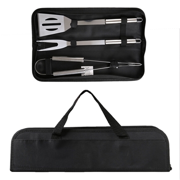 Grill Easy 3 Pc. Stainless BBQ Utensil Set With rPET Case