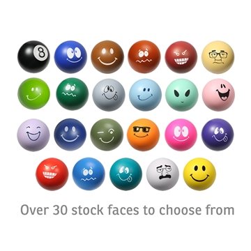 Handcrafted Emoticon Stress Reliever Stress Ball